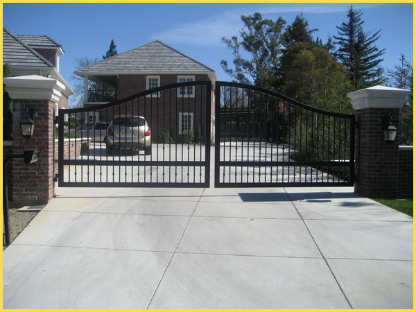 Wrought Iron Driveway Gates - Sacramento